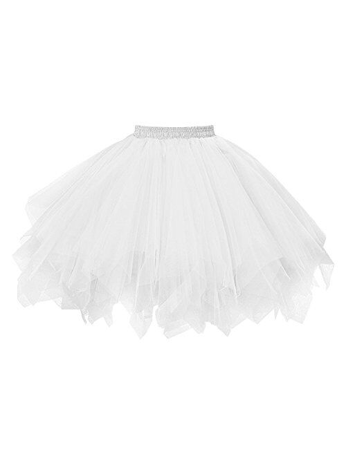 Topdress Women's 1950s Vintage Tutu Petticoat Ballet Skirt (26 Colors)