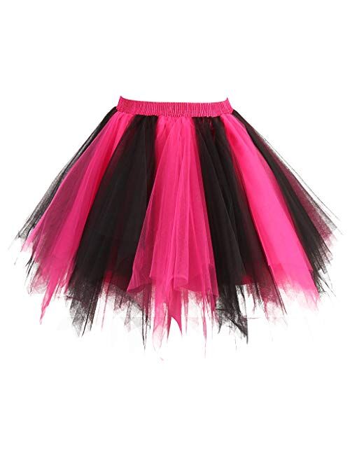 Topdress Women's 1950s Vintage Tutu Petticoat Ballet Skirt (26 Colors)