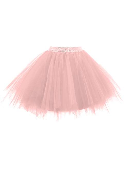 Topdress Women's 1950s Vintage Tutu Petticoat Ballet Skirt (26 Colors)