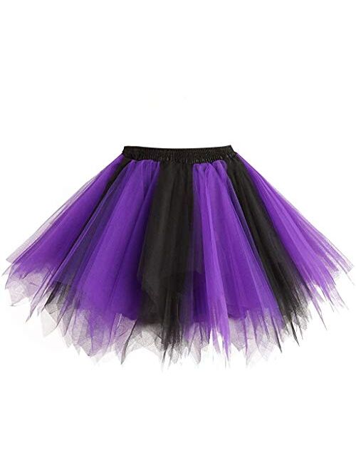 Topdress Women's 1950s Vintage Tutu Petticoat Ballet Skirt (26 Colors)