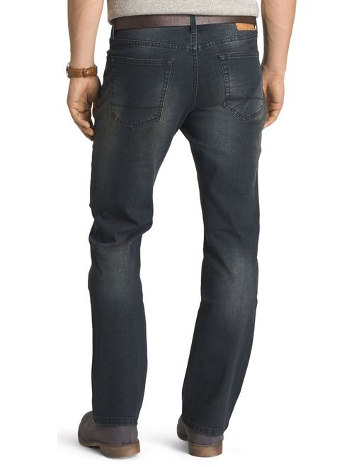 IZOD Mens Comfort Stretch Relaxed Fit Jeans