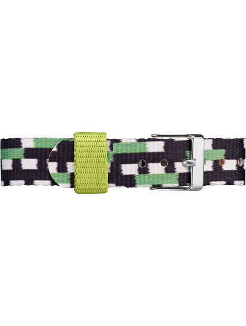 Timex Boys Time Machines Digital Black/Green Watch, Fabric Strap