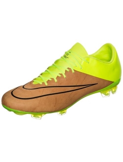 Mercurial Vapor X LTHR FG Football Boots Brown/neon/Black