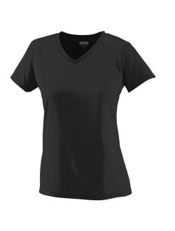 Augusta LADIES WICKING T-SHIRT BLACK 3XL