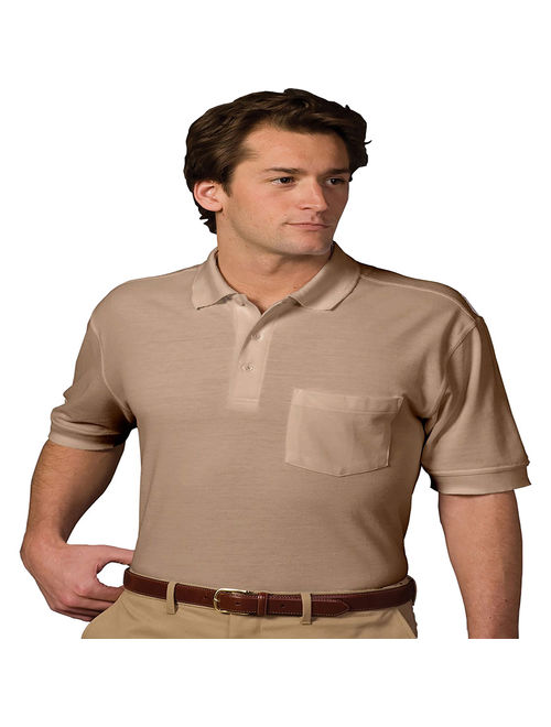 Edwards Big And Tall Short Sleeve Pique Pocket Shirt, Style 1505