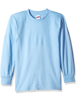 Big Boys' Long Sleeve Cotton T-Shirt