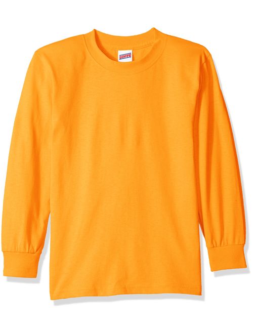 Soffe Big Boys' Long Sleeve Cotton T-Shirt