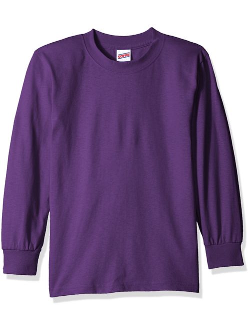 Soffe Big Boys' Long Sleeve Cotton T-Shirt