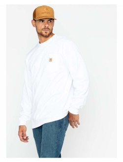 Men's Workwear Jersey Pocket Long-Sleeve Shirt K126 (Regular and Big and Tall Sizes)