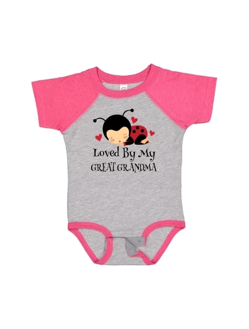 Inktastic Loved by My Great Grandma Gift Baby Girl Bodysuit