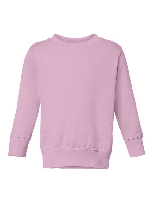 Rabbit Skins Toddler's Crew Neck Fleece Sweatshirt