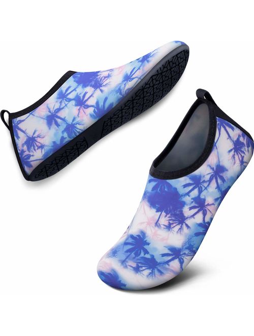 SEEKWAY Womens and Mens Water Shoes Barefoot Quick-Dry Aqua Socks Slip-on for Outdoor Beach Swim Yoga