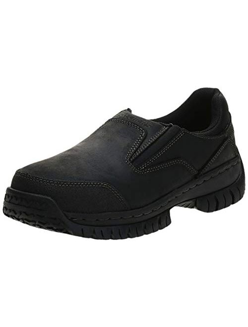 Skechers for Work Men's Hartan Steel Toe Slip-On Work Shoe