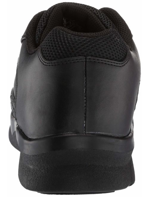 Apex Men's Active Walker Lace-Biomechanical Black Sneaker