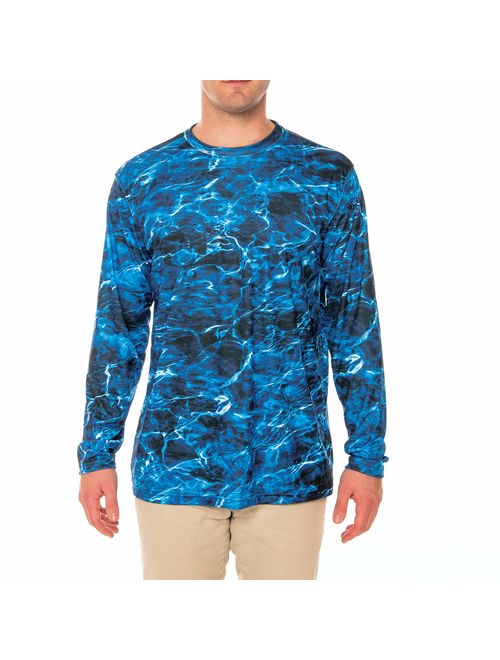 Vapor Apparel Men's UPF 50+ UV Sun Protection Performance Long Sleeve T-Shirt