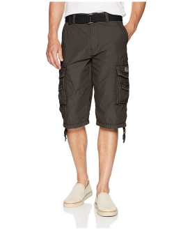 Unionbay Men's Cordova Belted Messenger Cargo Short - Reg and Big and Tall Sizes