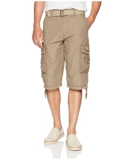 Unionbay Men's Cordova Belted Messenger Cargo Short - Reg and Big and Tall Sizes