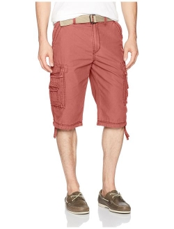 Unionbay Men's Cordova Belted Messenger Cargo Short - Reg and Big and Tall Sizes