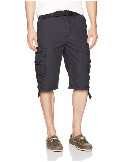 Unionbay Men's Cordova Belted Messenger Cargo Short - Reg and Big and Tall Sizes