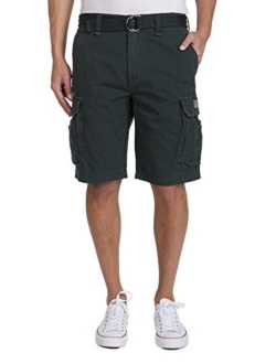 UNIONBAY Men's Survivor Belted Cargo Short-Reg and Big and Tall Sizes