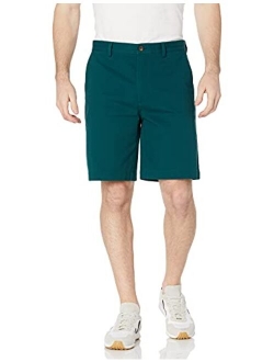 Men's Cotton Plaid Relaxed Fit Ziper Fly Short Classic-Fit 9