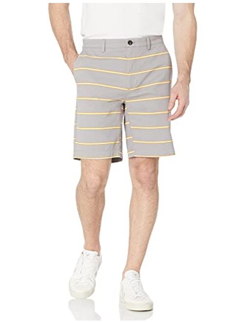 Amazon Essentials Men's Cotton Plaid Relaxed Fit Ziper Fly Short Classic-Fit 9