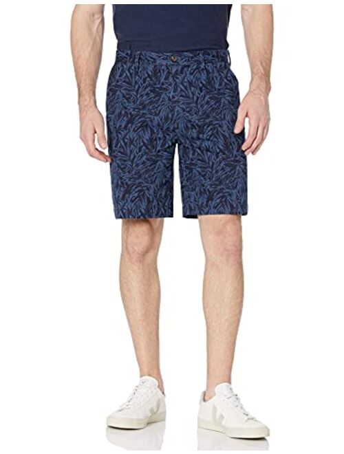 Amazon Essentials Men's Cotton Plaid Relaxed Fit Ziper Fly Short Classic-Fit 9