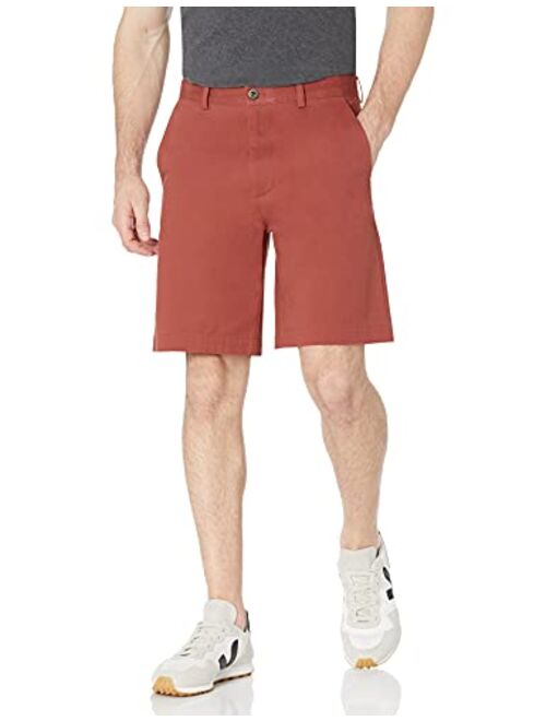 Amazon Essentials Men's Cotton Plaid Relaxed Fit Ziper Fly Short Classic-Fit 9