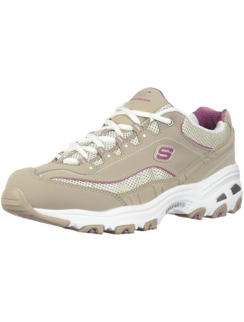 Skechers Women's D'Lites Memory Foam Lace-up Sneaker