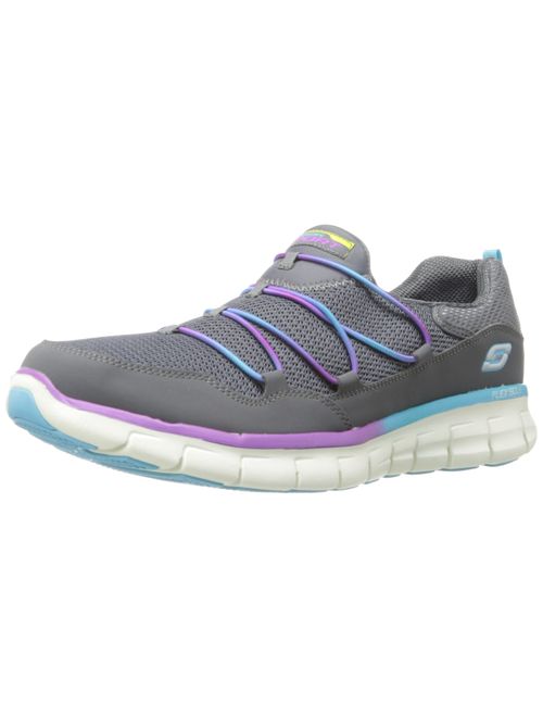 Skechers Sport Faux Leather Foam Fashion Colorful Sneaker