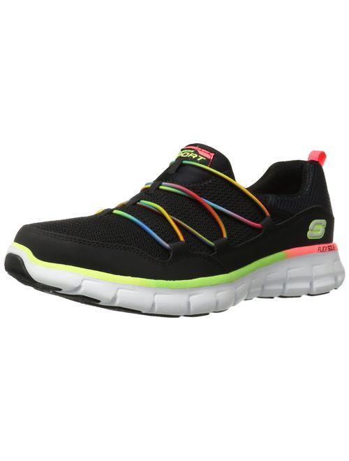 Skechers Sport Faux Leather Foam Fashion Colorful Sneaker