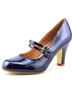 Brinley Co Women's Jaclyn Dress Pump Regular & Wide Sizes