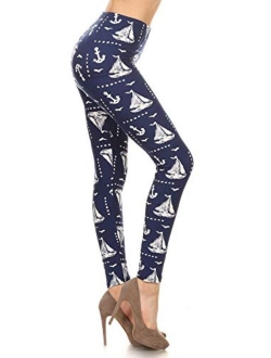 Women's Ultra Soft High Waist Fashion Leggings BAT1