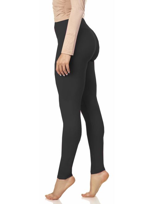 TNNZEET High Waisted Pattern Leggings for Women - Buttery Soft Tummy Control Printed Pants for Workout Yoga