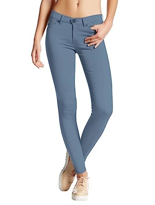 Hybrid Womens Hyper Ultra Stretch Comfy Skinny Pants, Capri, Bermuda