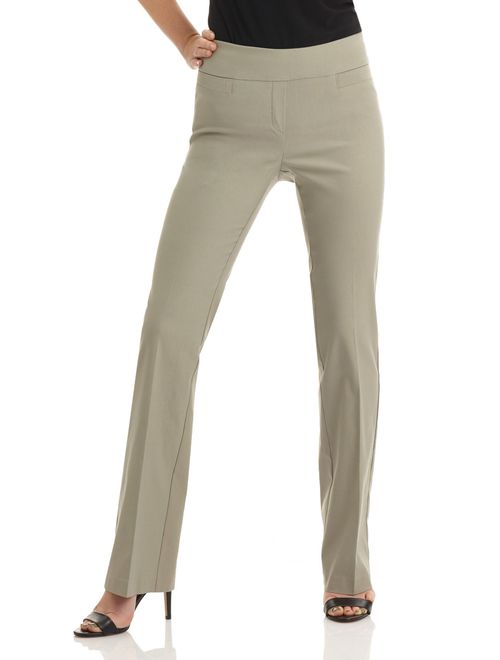 Rekucci Women's Ease in to Comfort Boot Cut Pant