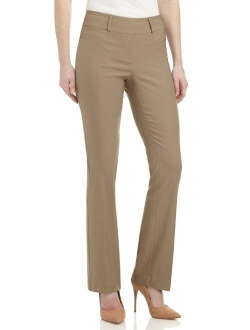 Rekucci Women's Ease in to Comfort Fit Barely Bootcut Stretch Pants