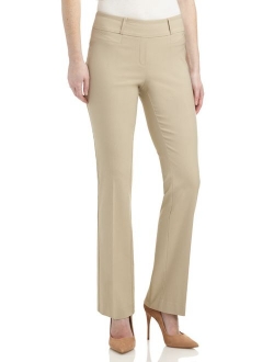 Rekucci Women's Ease in to Comfort Fit Barely Bootcut Stretch Pants