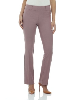 Rekucci Women's Ease in to Comfort Fit Barely Bootcut Stretch Pants