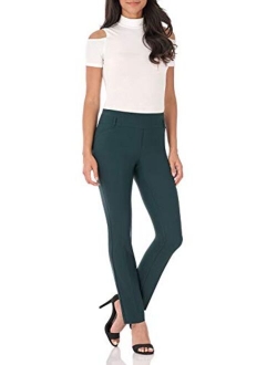 Rekucci Women's Ease in to Comfort Fit Stretch Slim Pant