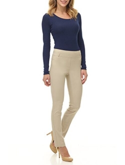 Rekucci Women's Ease in to Comfort Fit Stretch Slim Pant