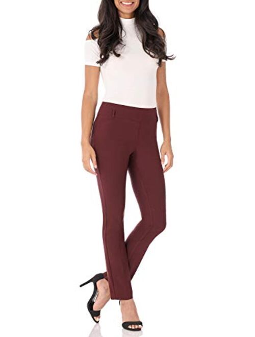 Rekucci Women's Ease in to Comfort Fit Stretch Slim Pant