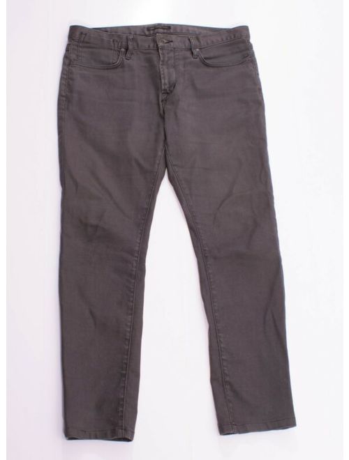 Mens John Varvatos Bowery Slim Straight Pants In Gray Size 34 X 30