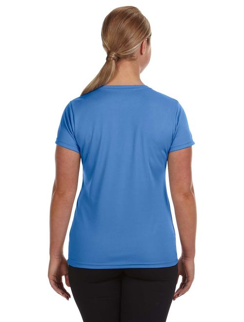 Moisture-Wicking V-Neck T-Shirt