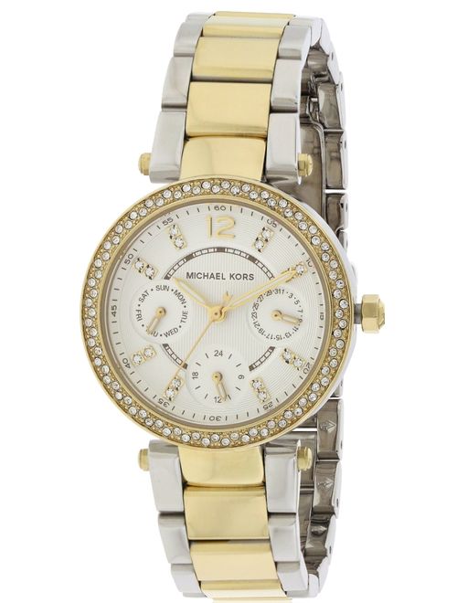 Michael Kors Women's Mini Parker Two-Tone Chronograph Watch MK6055