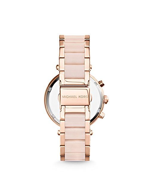 Michael Kors Women's Parker Rose Gold-Tone Stainless Steel Bracelet Watch, 39 mm, MK5896