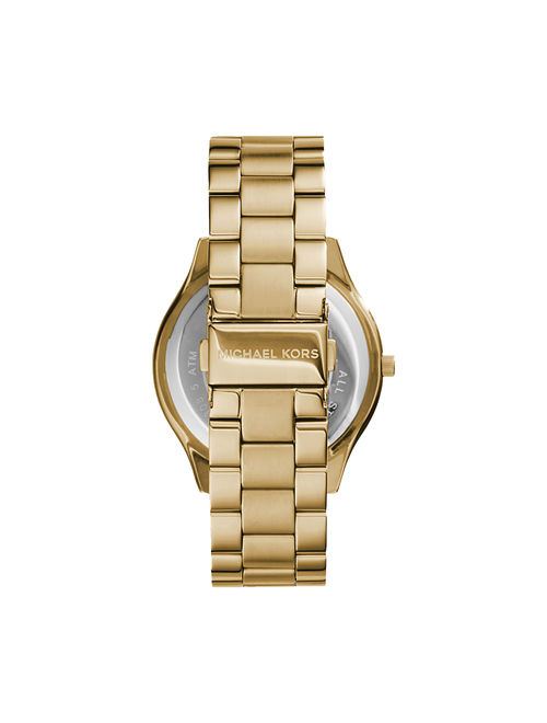 Michael Kors Women's Slim Runway Gold-Tone Watch 42mm MK3179