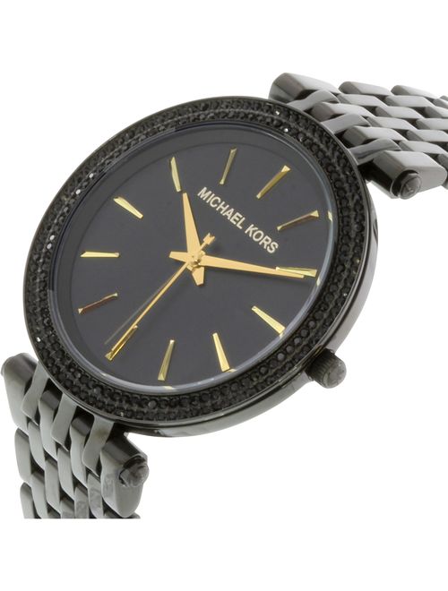 michael kors black darci watch