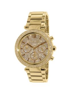 Women's Parker MK5856 Gold Stainless-Steel Quartz Fashion Watch