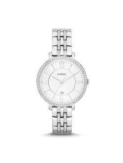 Women's Jacqueline Crystal Stainless Steel Watch (Style: ES3545)